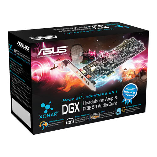 ASUS MM  XONAR DGX 5.1 PCIE GAMING AUDIO CARD